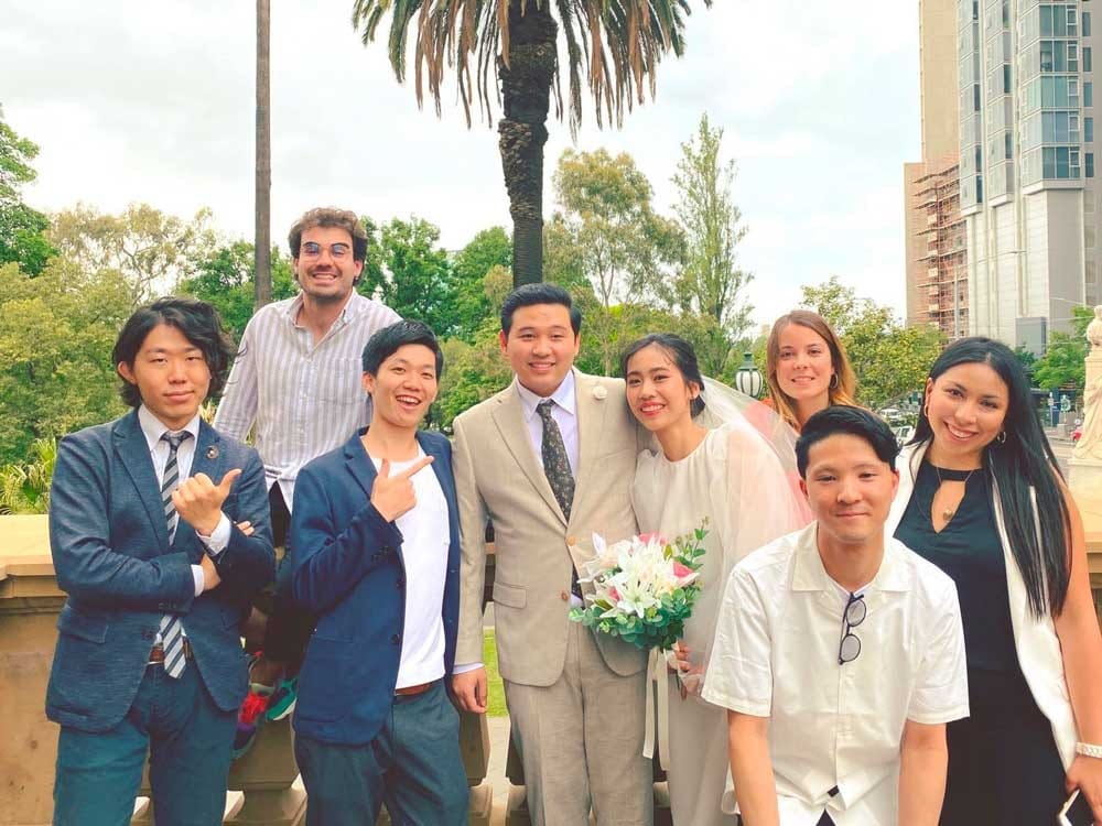 Boda tailandesa en Australia